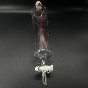 O3 Saline 1000mL Straight Flask Ozone Mixer Bubbler Saline Drip System with PVDF Drip Valve