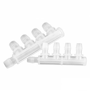 Raccord cannelé 5 voies en polypropylène 5WC-PP-4.8 pour tube de 4,8 mm / 3/16" de diamètre extérieur