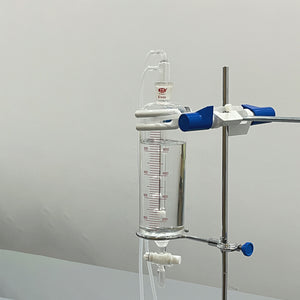 O3 Saline 1000mL Straight Flask Ozone Mixer Bubbler Saline Drip System with PVDF Drip Valve