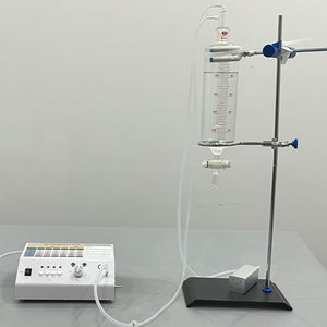 O3 Saline 1000mL Straight Flask Ozone Mixer Bubbler Saline Drip System with PVDF Drip Valve