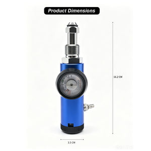 Bullnose Oxygen Tank Regulator 0-4 LPM for Ozone Therapy Devices