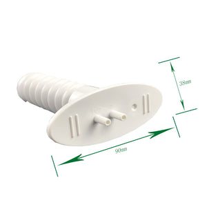 Sonda insertable de dosis de ozono vaginal para terapia de insuficiencia de O3 con puerto de entrada y salida