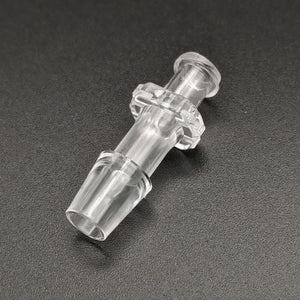 Connecteur Luer Lock femelle en polycarbonate transparent LL-F-PC-4.5 - Convient aux tubulures de 4mm et 5mm de DI, qualité médicale