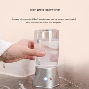 Electrolytic Ozone Mouthwash Dental Cup Bottle - 300ml Portable Ozone Water Generator for Professional Oral Care, Chemical-Free Antibacterial Dental Hygiene & Fresh Breath