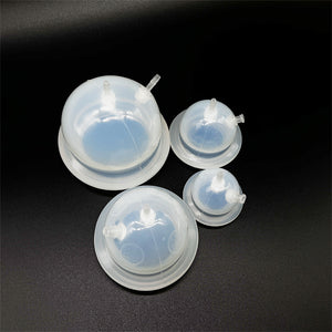 AQUAPURE  Silicone Ozone Cupping Cups Set  for Ozone Therapy