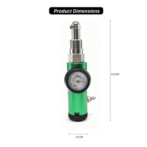 France AFNOR( F)  SI 22.91 *1.814 INT Low Flow Oxygen Regulator 0-4LPM
