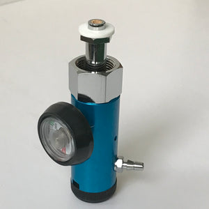 Régulateur de débit d'oxygène CGA540 conforme à la norme allemande DIN 477-6 avec manomètre pour bouteille d'oxygène