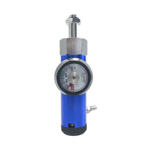 Régulateur de débit d'oxygène CGA540 conforme à la norme allemande DIN 477-6 avec manomètre pour bouteille d'oxygène