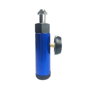 Régulateur de débit d'oxygène CGA540 conforme à la norme allemande DIN 477-6 avec manomètre pour bouteille d'oxygène