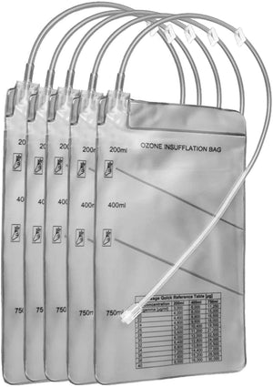 Cycle Use 20 400 750 mL Three Volume Chamber Sizes Ozone Insufflation Bag for Rectal