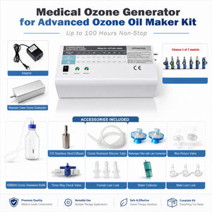Best Medical Ozone Generator Advacned Ozonated Oil and Water Kit | High Purity Ozone