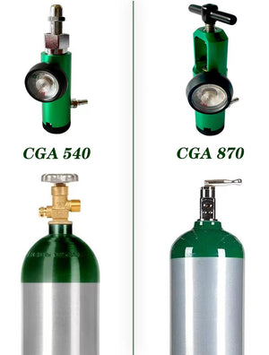 Regulador de cilindro de oxígeno estándar CGA540 de EE. UU., regulador de oxígeno medicinal ajustable de 3000 psi para máquina de ozonoterapia